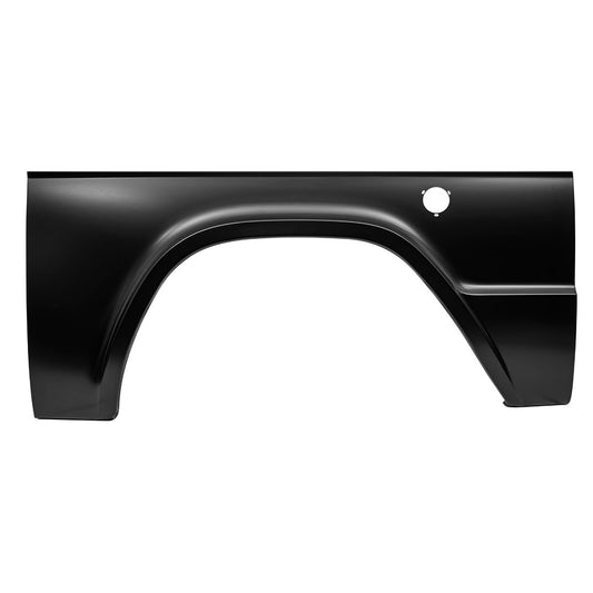 Bronze flared quarter panel with bolt holes for 1966-77 Ford Bronco, side view