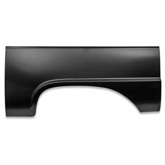 Steel driver side lower quarter panel for classic Ford Bronco, side view