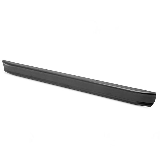 Black steel bumper for classic Ford Bronco, front view