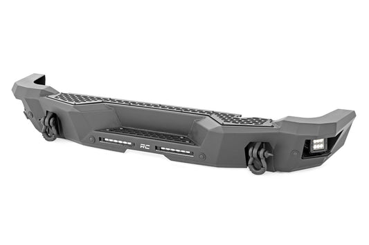 Rear Bumper w/6” Slim LED & Black Flood Cubes - 21-24 Bronco