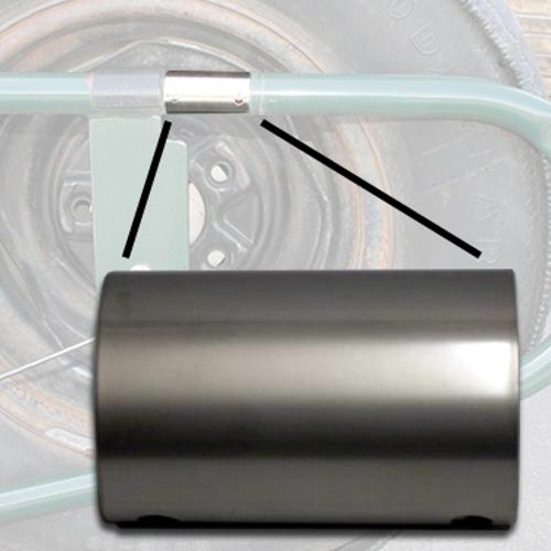 Stainless Tire Carrier Latch Guard Loop, 66-77 Ford Bronco