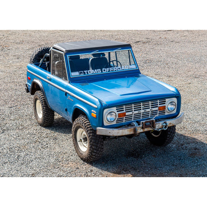 Interior Bar Top Skin, Standard Style Black, 1966-77 Ford Bronco