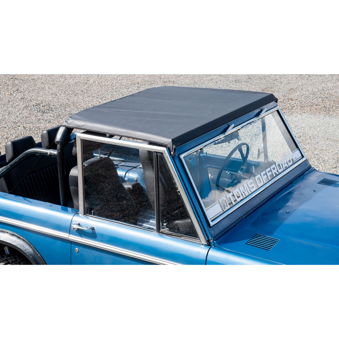Interior Bar Top Skin, Standard Style Black, 1966-77 Ford Bronco