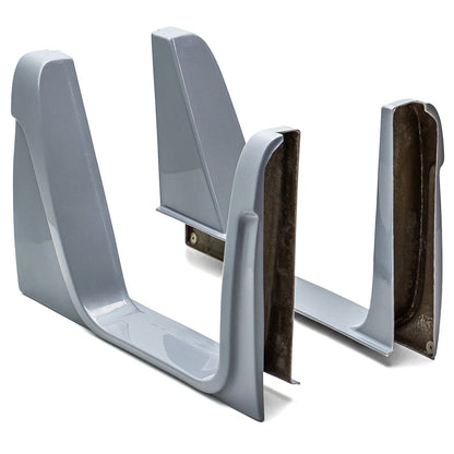 Fiberglass door insert with solid one-piece design for classic Ford Bronco, side view