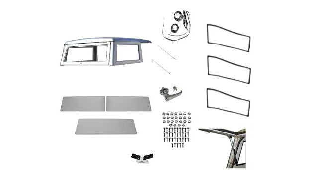 Complete Steel Hardtop Assembly - Ships Free to Lower 48