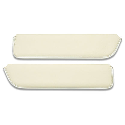 Sunvisors - Parchment, OE Moonskin Vinyl, Pair
