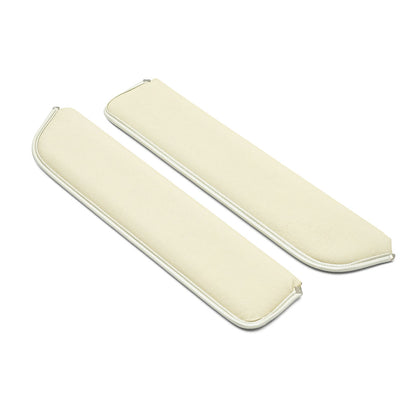 Sunvisors - Parchment, OE Moonskin Vinyl, Pair