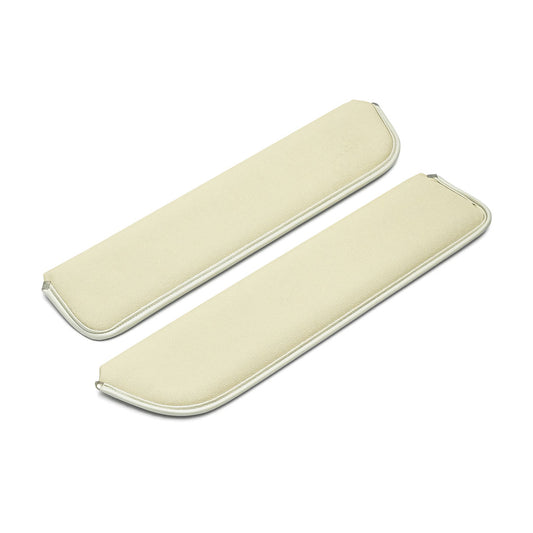 Sunvisors - Parchment, OE Moonskin Vinyl, Pair