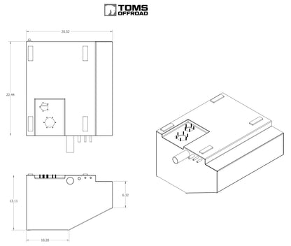 23 Gallon Fuel Tank Kit, 1966-77 Ford Bronco