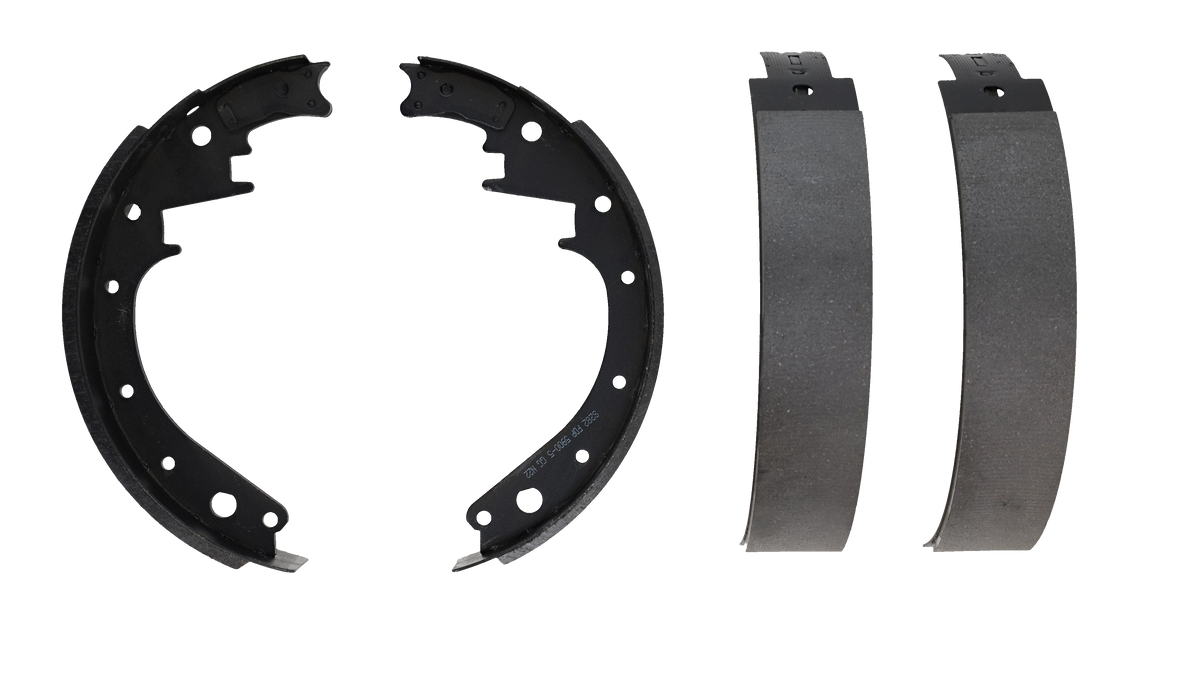 Front Drum Brake Shoes, 11" x 2"
