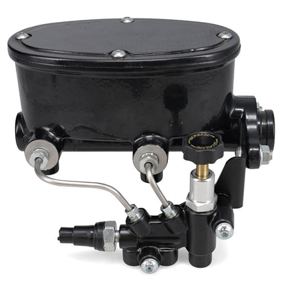 Stainless Brake Line Kit for Billet Master Cylinder & Adjustable Proportioning Valve, Left or Right
