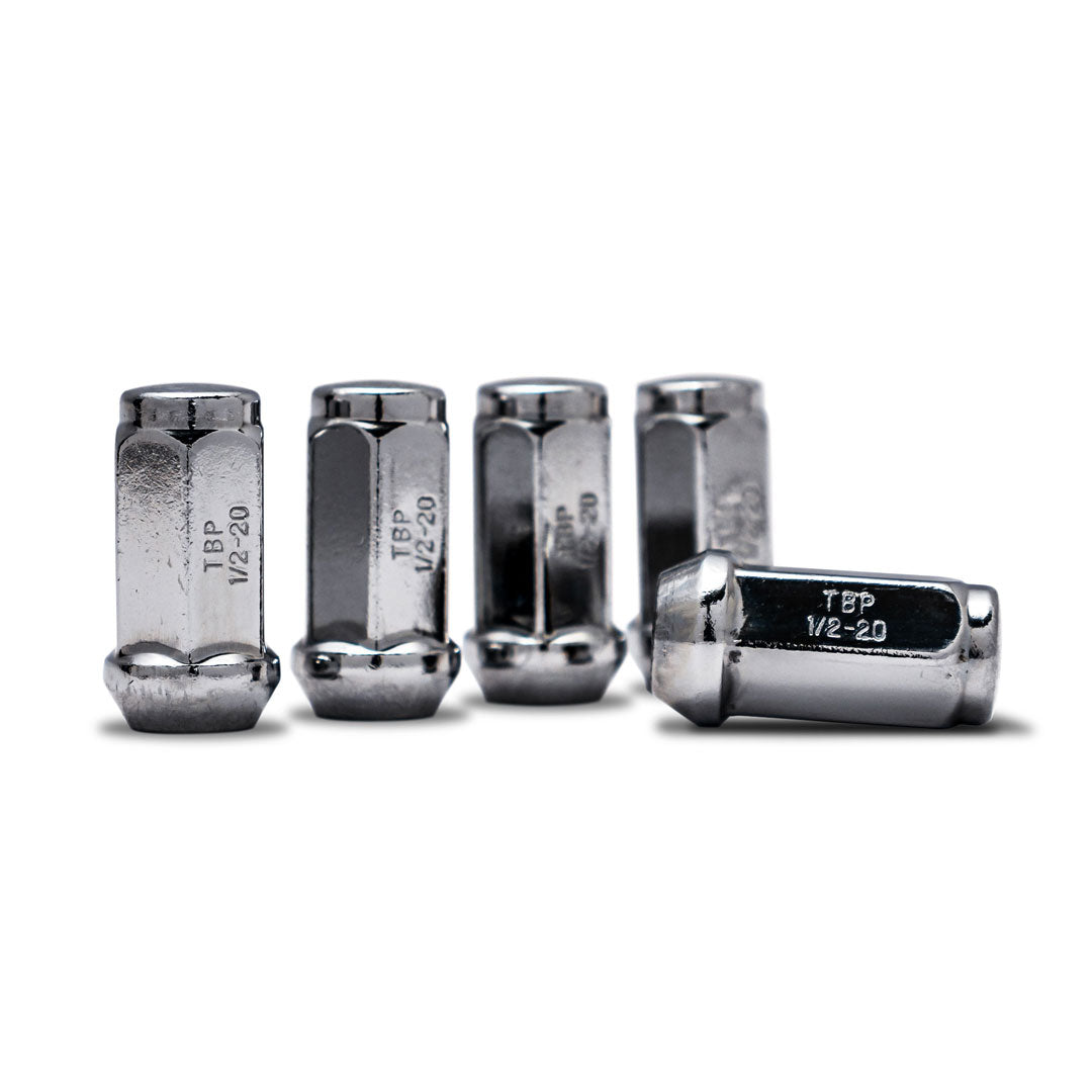 Wheel Lug Nuts, Set of 5, Acorn Style, 1966-77 Ford Bronco