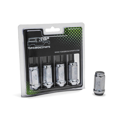 Wheel Lug Nuts, Set of 5, Acorn Style, 1966-77 Ford Bronco