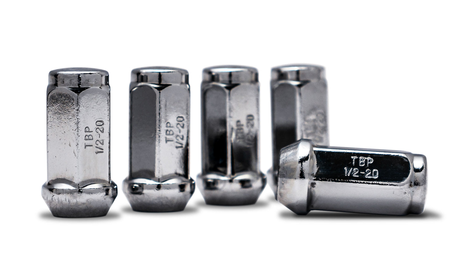 Wheel Lug Nuts, Set of 5, Acorn Style, 66-77 Ford Bronco