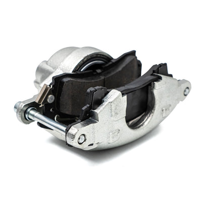 Front Brake Caliper w/Pads for Disc Conversion, Driver Side, 1966-75 Ford Bronco