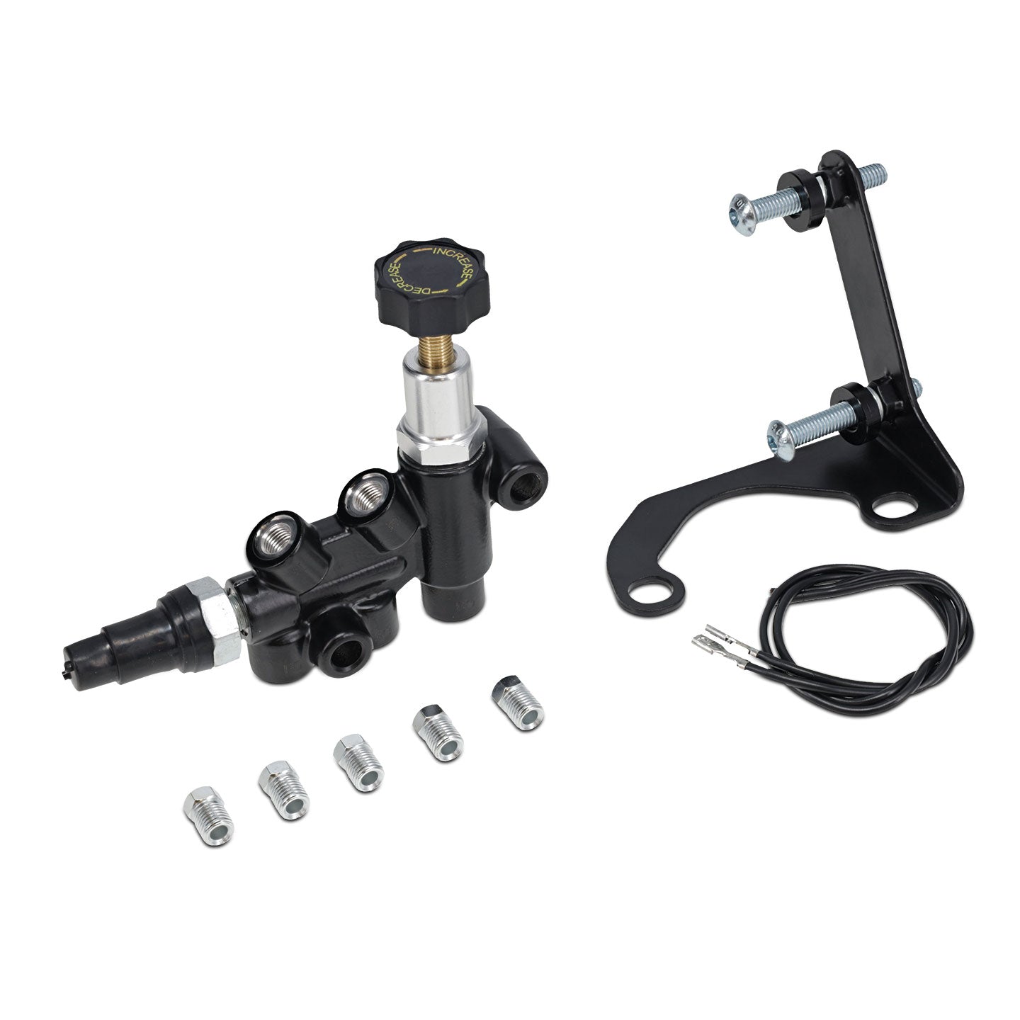 Adjustable Proportioning Valve with Master Cylinder Mount Bracket