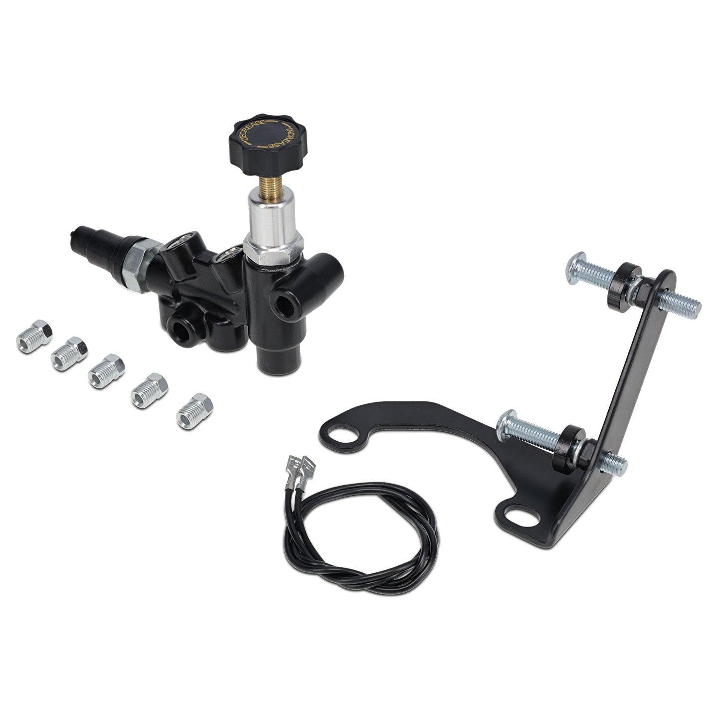 Adjustable Proportioning Valve with Master Cylinder Mount Bracket