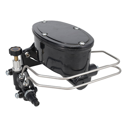 Stainless Brake Line Kit for Billet Master Cylinder & Adjustable Proportioning Valve, Left or Right