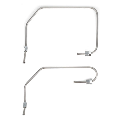 Stainless Brake Line Kit for Billet Master Cylinder & Adjustable Proportioning Valve, Left or Right