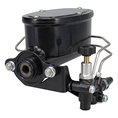 Stainless Brake Line Kit for Billet Master Cylinder & Adjustable Proportioning Valve, Left or Right