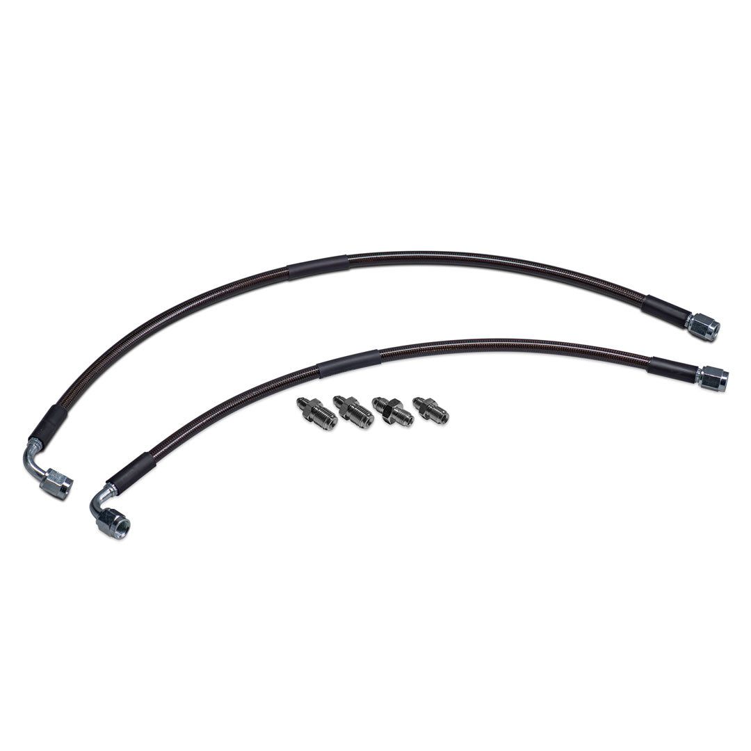 Power Brake Braided Master Cylinder Line Kits, 1966-77 Ford Bronco