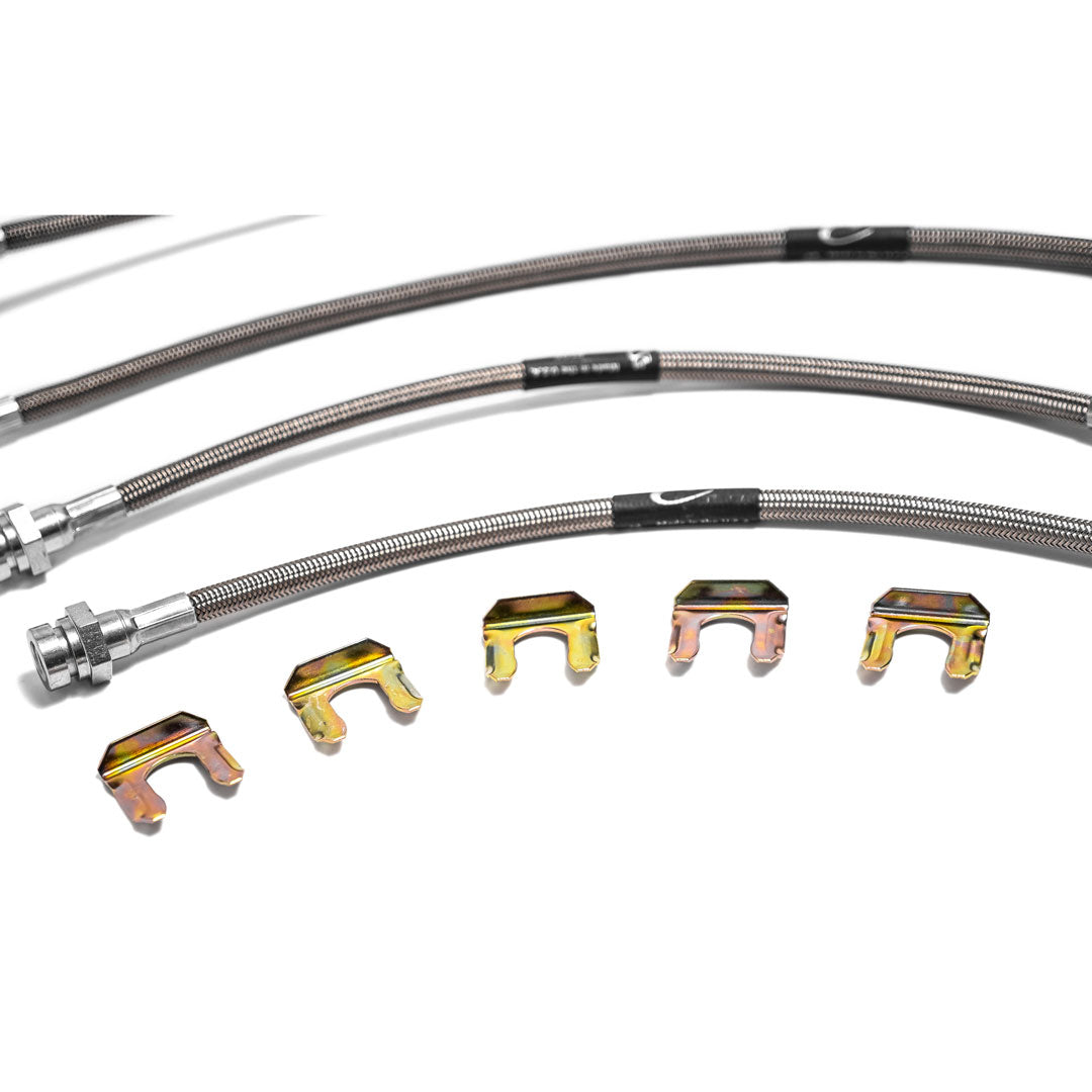 Braided Stainless Brake Hose Kit for Drum Brakes, 1966 Ford Bronco
