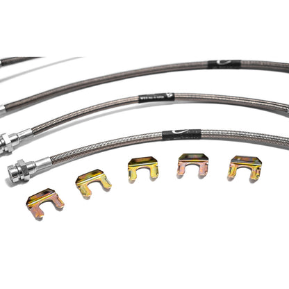 Braided Stainless Brake Hose Kit for Drum Brakes, 1966 Ford Bronco
