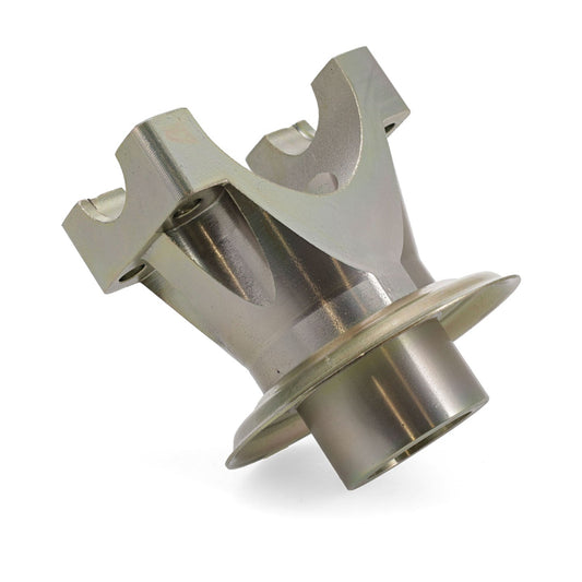 Steel pinion yoke with 1310 series u-joint, side view