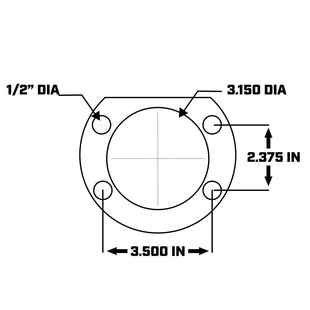 FABRICATED Ford 9 inch Rear Axle Housing - Big Bearing, 11 inch Drum Style