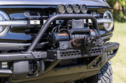 Safari Bar w/6.5 Inch Round LED for OE Modular Bumper, 2021+ Ford Bronco