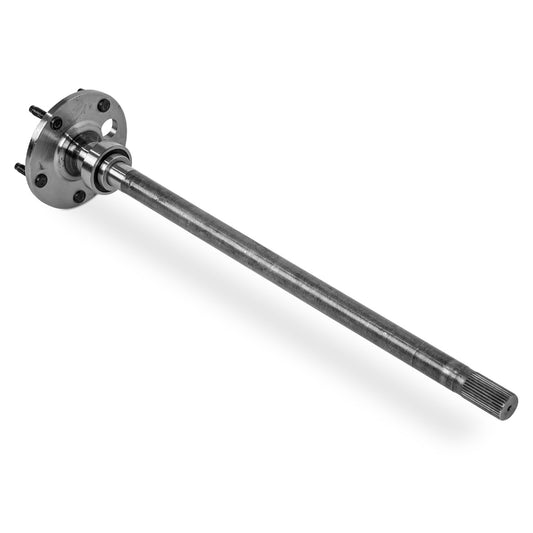 Chrome rear axle with 10-inch drum brake for Ford Bronco, side view