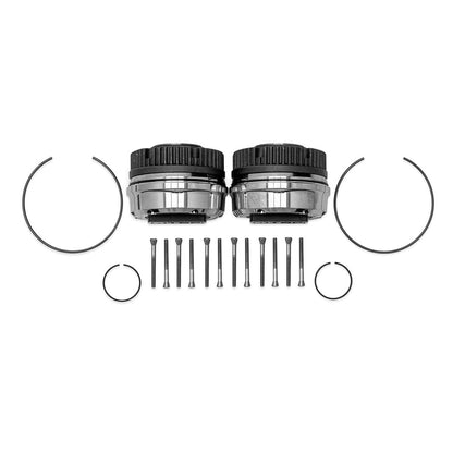 TBP Premium Locking Hubs, Chrome, 1966-96 Ford Bronco