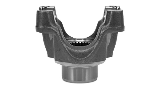 Chrome-plated front pinion yoke with 1310 U-joint for Dana 30/44 axles, side view