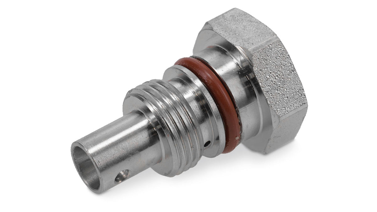 Eddie Motorsports Power Steering Flow Control Valve – Type II GM Low Flow, Black Anodized