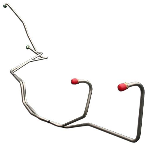 C4 Trans Cooler Lines - Stainless Steel, 73-77