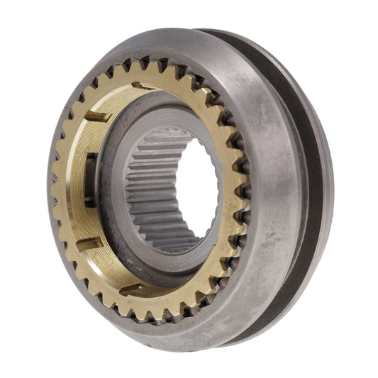 Three-speed manual synchro hub with RAN/HEF markings, side view