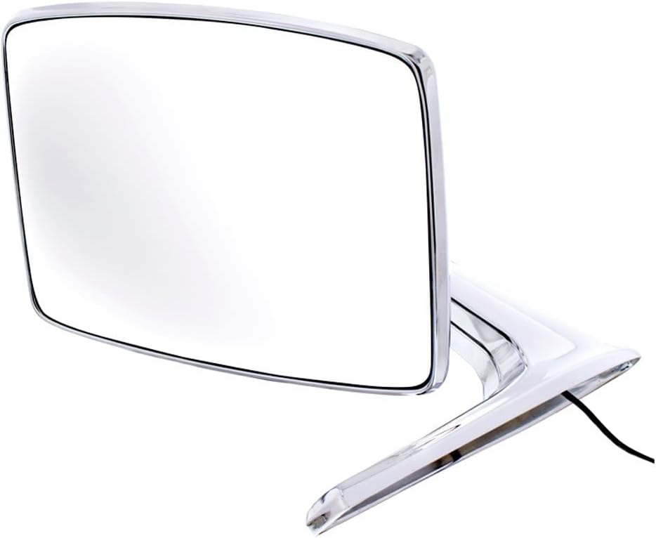 Driver Chrome Side Mirror w/LED Signal, 1968-77 Ford Bronco