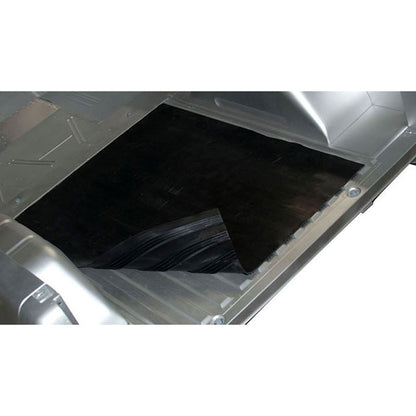 Black Rubber Rear Floor Undermat - OE Style