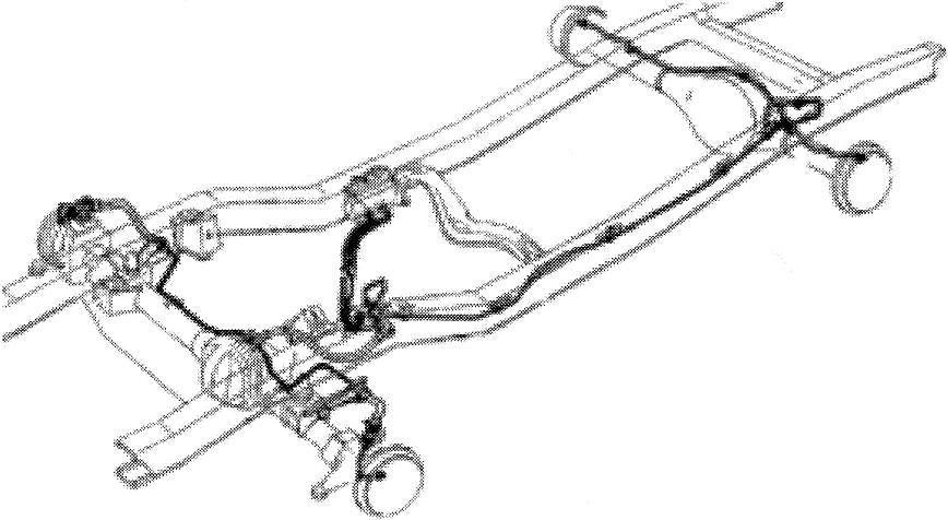 Brake Line Set - Dana 30, Mild Steel, 67-71 Ford Bronco