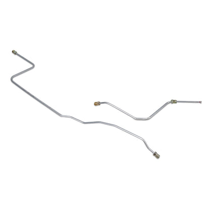 Dana 30 Front Inner Hard Brake Lines, Driver/Passenger, Mild Steel