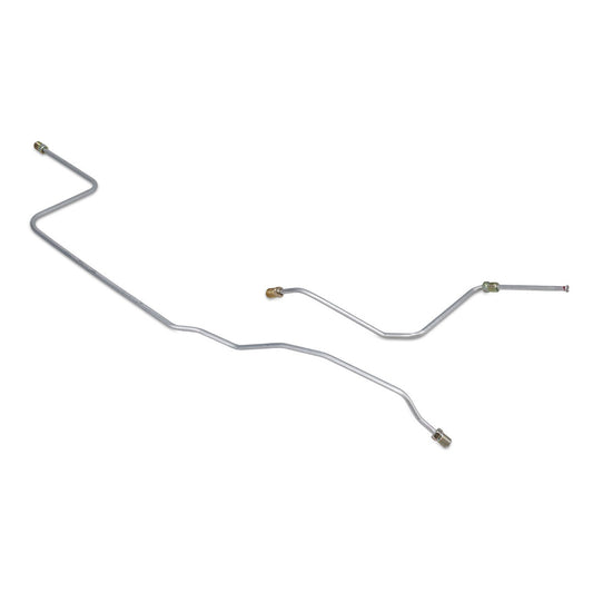 Dana 30 Front Inner Hard Brake Lines, Driver/Passenger, Mild Steel