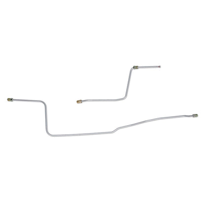 Dana 30 Front Inner Hard Brake Lines, Driver/Passenger, Mild Steel