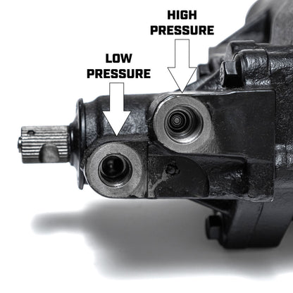 Power Steering Conversion Box w/Hoses - 3.75 Turns Lock to Lock