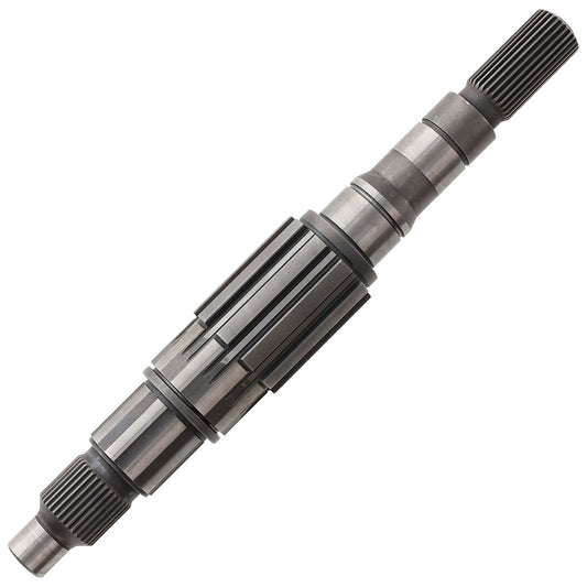28-spline main shaft for Ford Bronco, metallic finish, side view