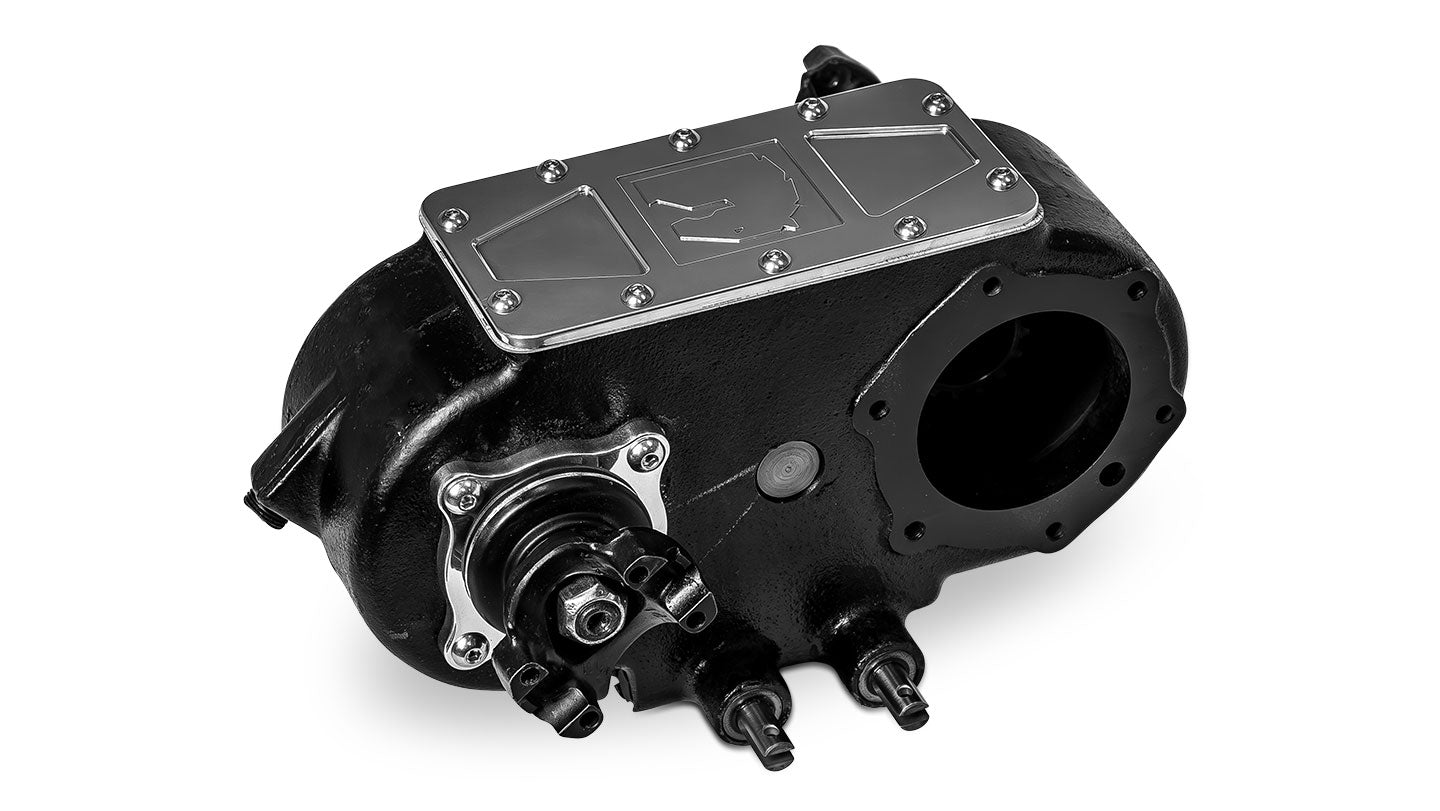 Polished Billet Aluminum Dress Up Kit for Dana 20 Transfer Case, 1966-77 Ford Bronco