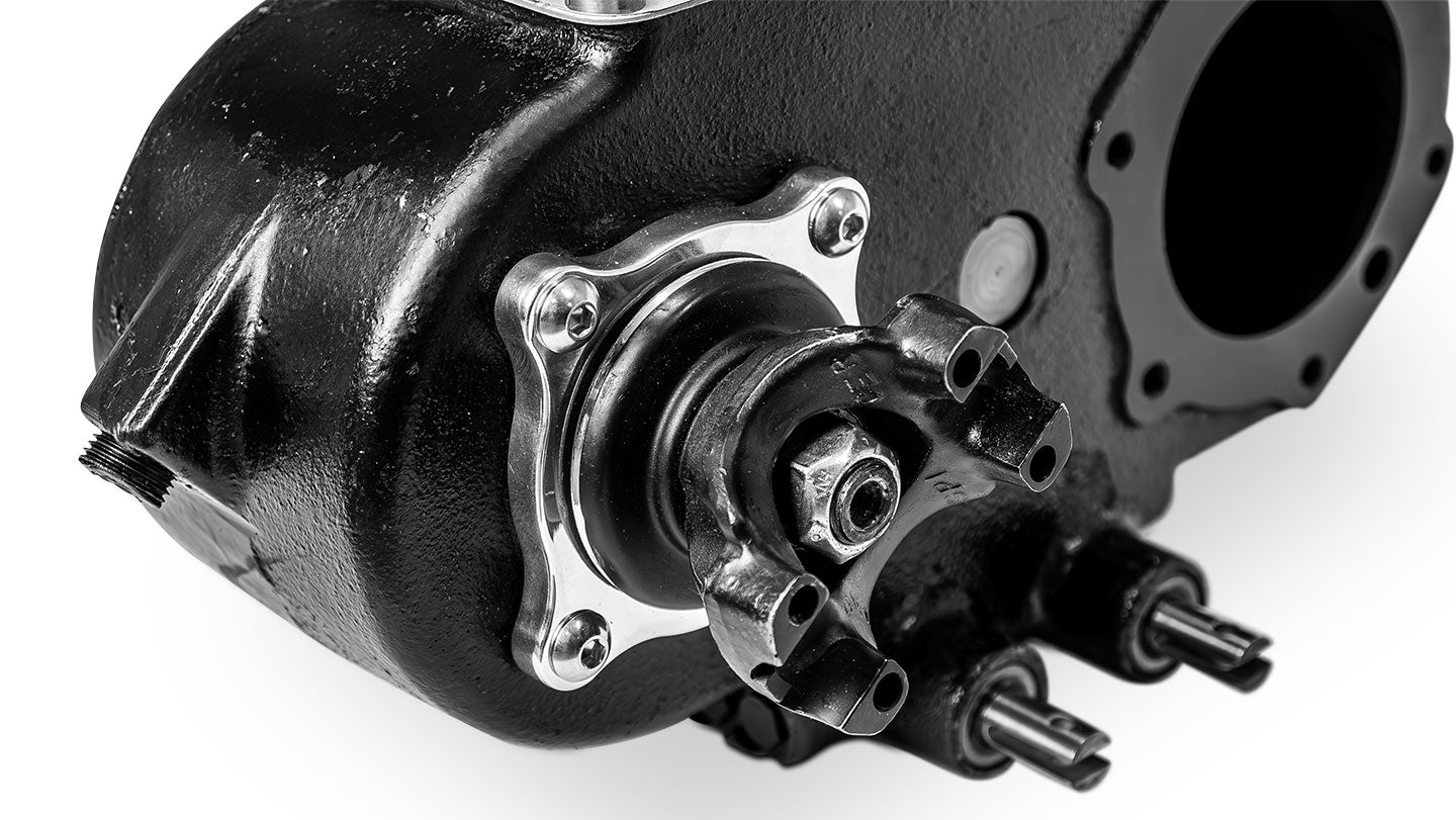 Polished Billet Aluminum Dress Up Kit for Dana 20 Transfer Case, 1966-77 Ford Bronco