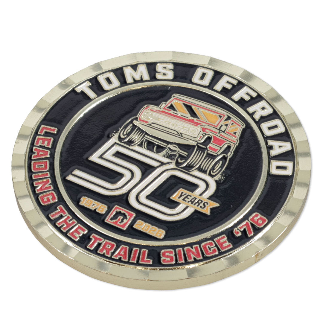 TOMS OFFROAD 50th Anniversary Commemorative Coin