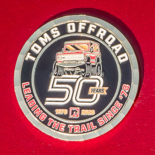 TOMS OFFROAD 50th Anniversary Commemorative Coin
