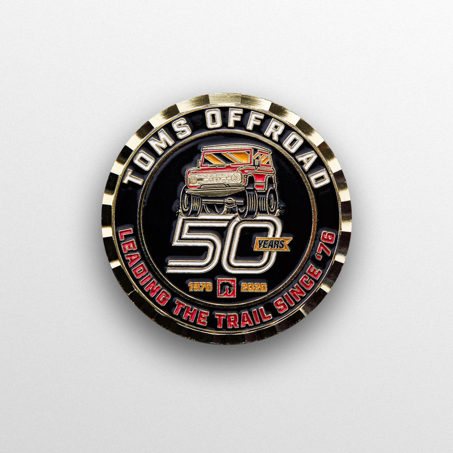 TOMS OFFROAD 50th Anniversary Commemorative Coin