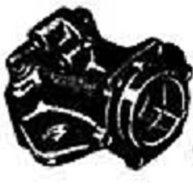 HEF Adapter Housing - 6 cyl, 3-spd, 6 1/2" Flange/Flange